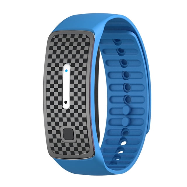 Pulsera Ultrasónica Repelente De Mosquitos, Pulsera Antiplagas (Azul)