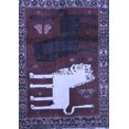 thumbnail image 1 of Animal Blue Traditional Rug, tr621blu, 1 of 3
