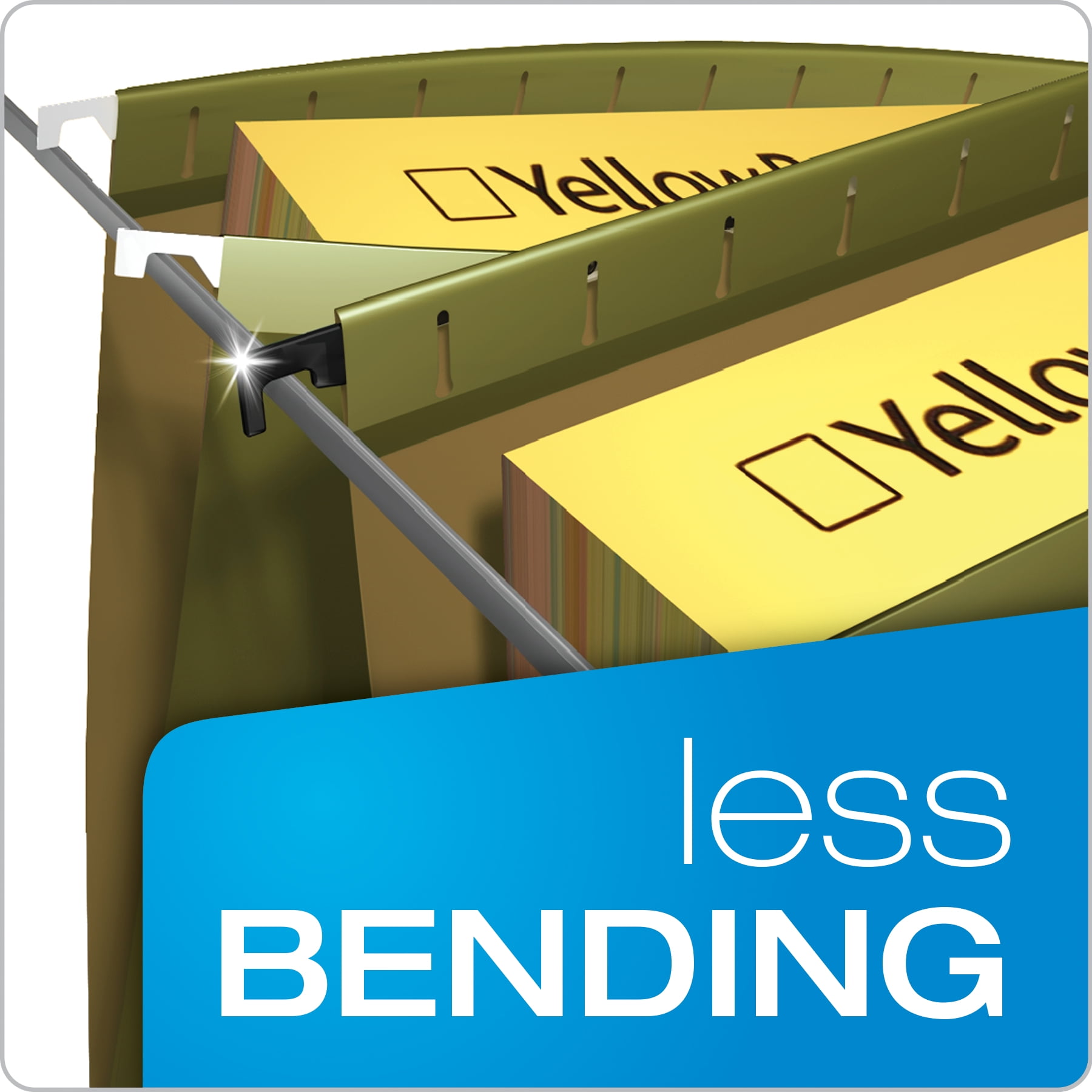 Pendaflex® SureHook® Reinforced Hanging Folders, Legal Size, Standard Green, 1/5 Cut, 20/BX
