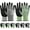 Green&grey 6 Pairs, variant on 2 Pairs Breathable Gardening Gloves for Men, Latex Coated Garden Gloves, Eco-Friendly, Lightweight, Recycled PET Material, Green & Gray, Large