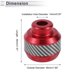 thumbnail image 4 of Protector de Crash Pad de Aleación de Aluminio y Fibra de Carbono para Marco de Motocicleta de 14mm, 48mm, 46mm, Rojo, 2 Pcs, 4 of 7
