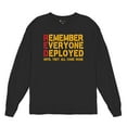 thumbnail image 5 of RED Until They All Come Back Long Sleeve T-shirt Remember Everyone Deployed Remembrance Day Friday American Military, 5 of 7