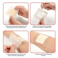 thumbnail image 7 of FRESINIDER 5" x 5" Silicone Foam Dressing with Adhesive Border, 10 Pack, Waterproof Self-Adhesive Wound Care Bandages, 7 of 7