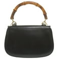 thumbnail image 4 of Pre-Owned Gucci Bamboo 000 2046 0188 Leather Black Handbag 1373GUCCI (Good), 4 of 11