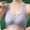 Grey, variant on VISALY Sports Bras For Women Push Up Bra Bra For Women Front Closure Shaping Push Up Seamless Beauty Back Sports Comfy Bra Full Figure Bras With Support And Lift Sleep Bras Comfortable Bras Grey L