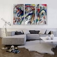 thumbnail image 2 of ARTCANVAS Improvisation 28 - First Version 1912 Canvas Art Print by Wassily Kandinsky - Size: 60" x 40" (1.50" Deep) (3-Piece), 2 of 9