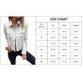 thumbnail image 4 of utcoco 2024 Women's Fashion Cropped Suede Solid Color Leather Jacket, 4 of 4