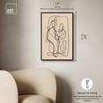 thumbnail image 5 of Embrace of Lines II Canvas Line Wall Decor by Art Remedy, Black Frame, 16 x 24, 5 of 7