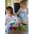 thumbnail image 4 of Roofei Spill Proof Paint Cups 4pcs Non Spill Paint Cup + 4pcs Paint Bristle Brush Assorted Color, 4 of 7