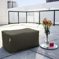 thumbnail image 2 of Jaxx Ottoman Poire Extérieure, Taupe, 2 of 4