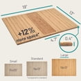 thumbnail image 3 of Bandeja de sofá D&D Living®, organizador flexible de reposabrazos, bambú, 3 of 6