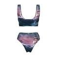 thumbnail image 6 of Rocae Boat Lighthouse Storm Waves for Bikini Set for Women Two Piece Sexy High Swimsuits Split Crossover Bikini X-Large, 6 of 9