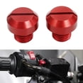 thumbnail image 3 of iaksohdu 2Pcs Rearview Mirror Mount Anti-Rust Easy to Install Anodized Finish Motorcycle M8 M10 Rear View Mirror Hole Plugs Screw for Suzuki/for Honda/for Yamaha/for Kawasaki, 3 of 8