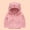 Pink, variant on TIHLMK Baby Outerwear Toddler Baby Winter Jacket Cotton Windproof Warm Winter Coats Cute Hooded Jacket Plush Cute Bear Ears
