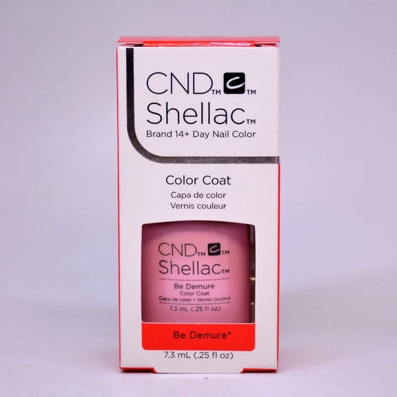 CND Shellac Nail Color, "Be Demure" 0.25 oz