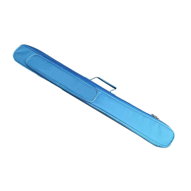Estuche para tacos de billar, bolsa de almacenamiento para equipo de billar con bolsillos para accesorios, práctico estuche para tacos de billar para Azul