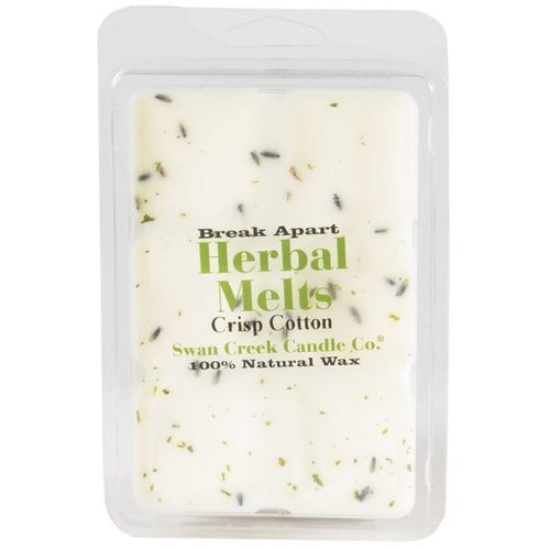 Swan Creek Candle Drizzle Crisp Cotton Scented Wax Melt Candle