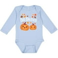 thumbnail image 3 of Inktastic Big Brother Pumpkins with Fall Leaves Boys Long Sleeve Baby Bodysuit, 3 of 5