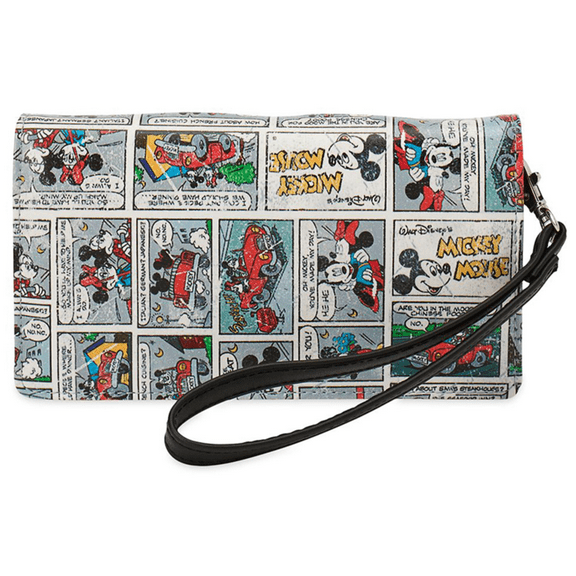 Disney Parks Mickey Comic Strip Wallet New with Tag