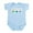 Sky Blue, variant on CafePress - Happy As A Clam Infant Creeper - Baby Light Bodysuit, Size Newborn - 24 Months