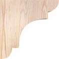 thumbnail image 3 of 5 1/2"W x 12"D x 12"H New Brighton Smooth Corbel, Douglas Fir, 3 of 9