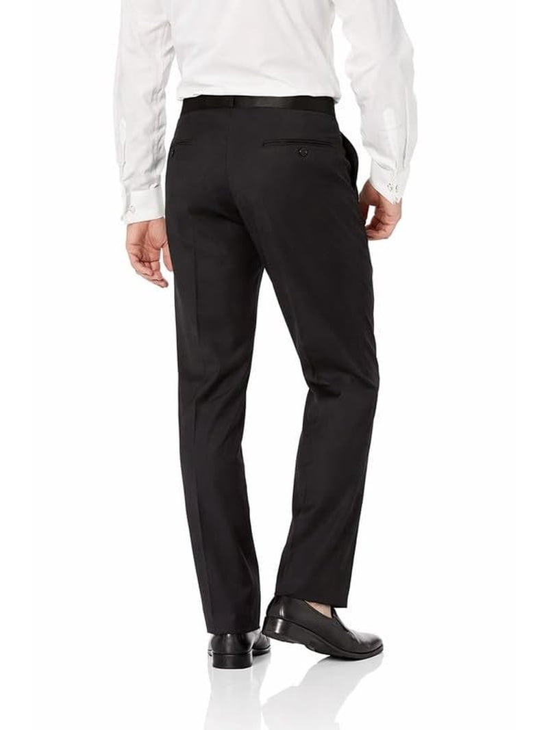 satin dress pants mens Armando Mens Satin Waist Pocket Pants w/ Pleats 00020
