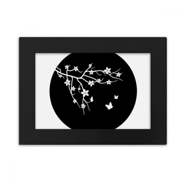 Branch Sakura Japan Japan Desktop Photo Frame Ornaments Picture Art Painting