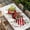 Red Grey, variant on Valentine's Day Table Cloths for 3 Foot Rectangle Tables, Red Striped Checked Love Eucalyptus Patio Waterproof Elastic Fitted Tablecloths, Washable Rectangular Table Cover for Camping