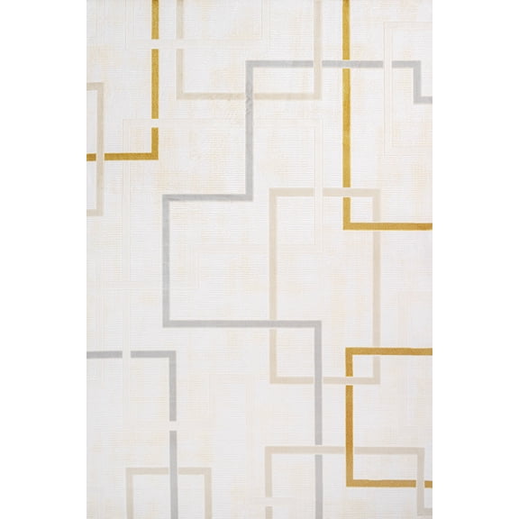 Cream Geometric Area Rugs for Living Room Washable Rugs Boho Moroccan Area Rug Soft Neutral Geometric Bohemian Carpet Distressed Indoor Rug for Bedroom Dining Room Office Foldable Nonslip Rug