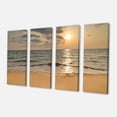 thumbnail image 3 of Design Art - Plage de sable tropical sombre au coucher du soleil, 3 of 3