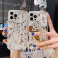 thumbnail image 4 of Cute Case for iPhone 13 Pro Max, Wrist Strap Kickstand Soft TPU Shockproof, Cartoon Kawaii Cover Fashion Minnie Mouse Sparkle Bling Design, iPhone Cas, 4 of 4