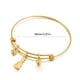 thumbnail image 4 of Brazalete colgante expandible Jumpingount de joyería delicada dorado AP011425-01, 4 of 6