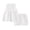 White, variant on REDARER Baby Girl Dress Set Solid Color Comfortable Double Cotton Girls Cardigan Pajamas Home Wear Two Sets,18-24 Months