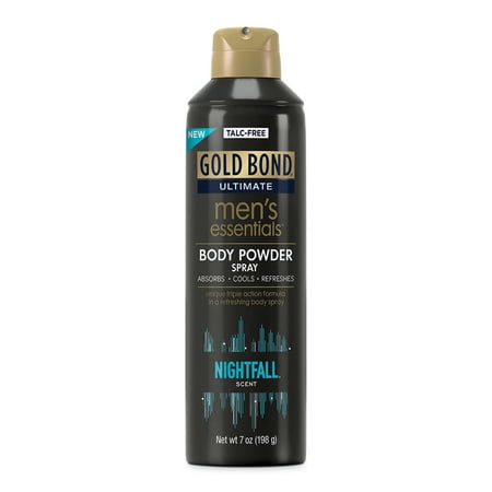 GOLD BOND Ultimate Essentials Nightfall Body Spray for Men, 7 Oz