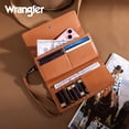 thumbnail image 2 of Cartera Montana West Wrangler Tooling Brown para mujer, 2 of 6