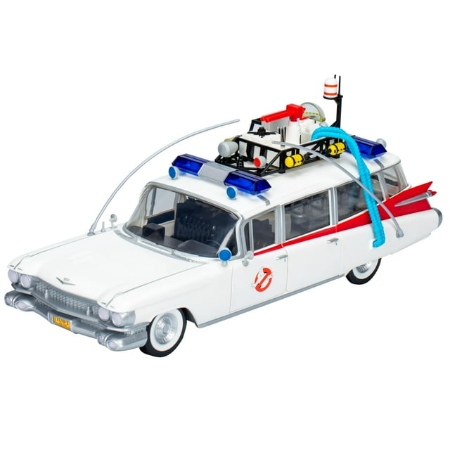 Ghostbusters Plasma Series Ecto-1 (1984), coche de juguete a escala 1:18, juguetes para mayores de 14 años