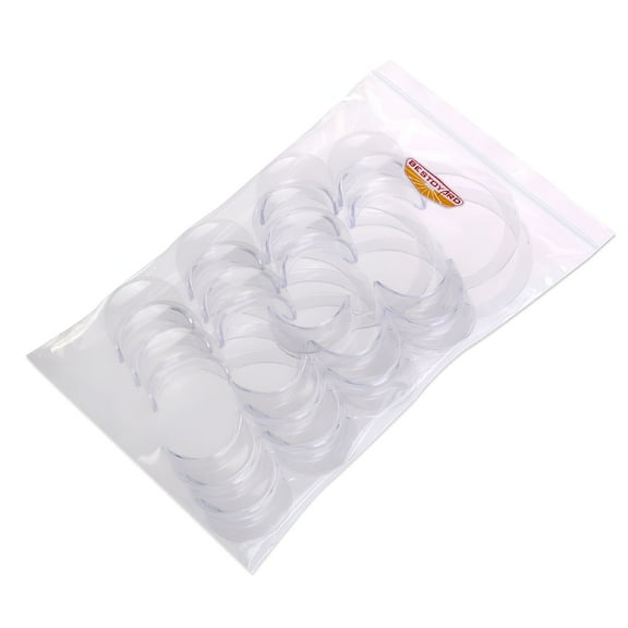 BESTSKY 20PCS Mouth Opener Prop for Game Speak Out Mouth Retractors-Size M (Transparent)