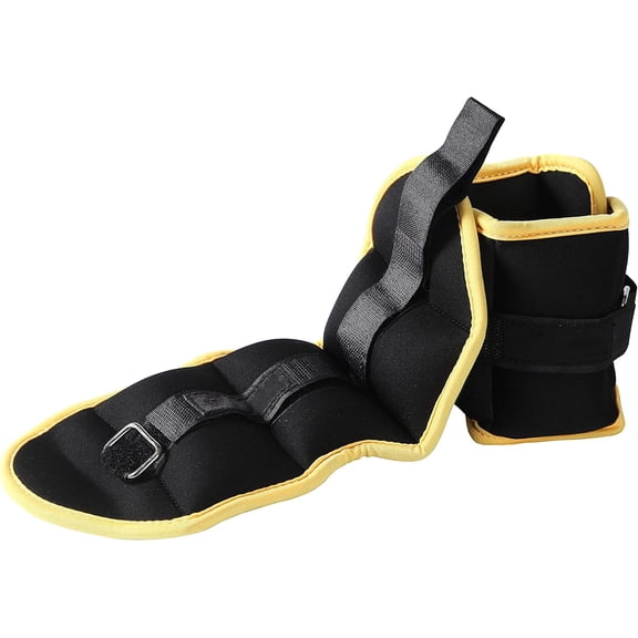 JFIT Ankle Weight Pair 2.0 LBS, Set of 2 with Adjustable Velcro Straps - Breathable, Moisture Absorbent Weight Straps for Men and Women - Comfortable Ankle, Wrist Weights