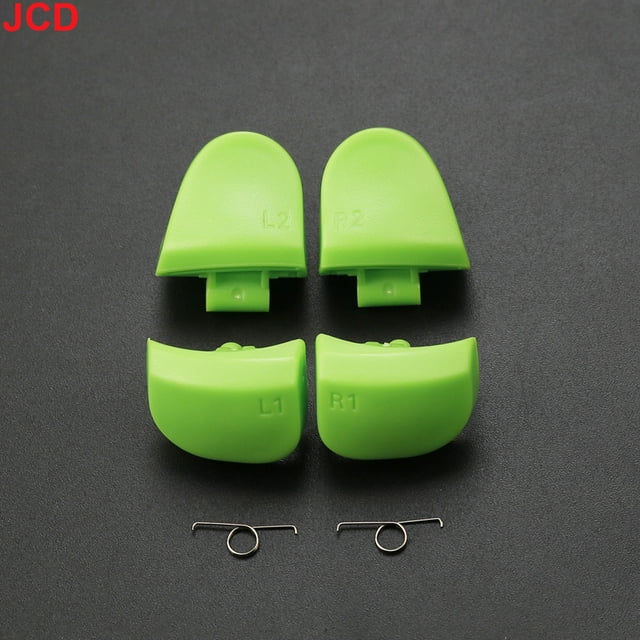 1Ensemble pour Manette PS5 V3.0 BDM-030 L1 R1 L2 R2 Boutons d'Épaule de Gâchette et Ensemble de Ressorts Accessoires de Remplacement Vert