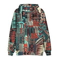 thumbnail image 4 of Donemore Men's Long Sleeve Hooded Loose Sweatshirt Trendy Print Design Casual Comfortable Streetwear Stylish Pullover, 4 of 5