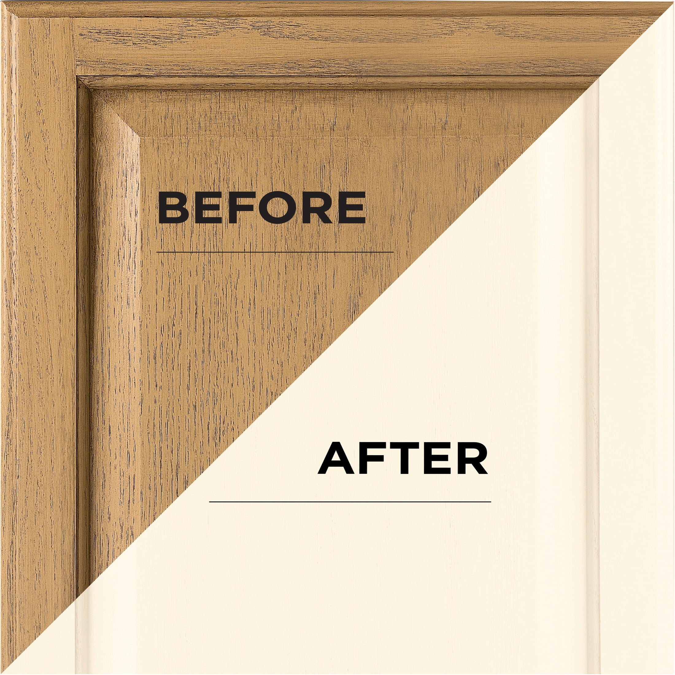 French Cream, Rust-Oleum Cabinet Transformations Satin Coating Kit-37467803T, Quart