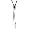thumbnail image 3 of Double S Black Arrowhead  Stone Slide Bolo Tie 22120, 3 of 3