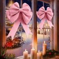 thumbnail image 6 of Giant Pink Bow,Bow Wrapping Paper,Pink Gift Bows,Big Pink Bow For Gift,Pink Bow 3D Wrapping Bows No Assembly for Wreath Valentine s Day Gift Wrapping(75cm/29.53in Giant Pink)from QiwagFerng, 6 of 8