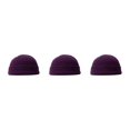 thumbnail image 3 of Qarigey Sombrero de hilo de punto de invierno Gorras de cabeza corta informales Hombres Mujeres Sombreros Púrpura Type1 NO1, 3 of 6