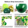 thumbnail image 5 of Jungle Party Balloon Garland Gold Green Balloon Arch Kit Decoraciones de fiesta temáticas tropicales con hojas de palma artificiales para animales salvajes One Birthday Party Baby Shower Supplies JAMW Sencillez, 5 of 5