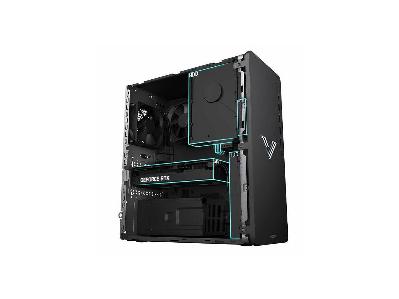 2023 Newest HP Victus Gaming Desktop, AMD Ryzen 7 5700G Processor