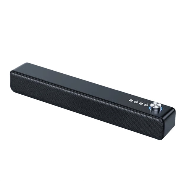 Barra de Sonido PortáTil Altavoces para Computadora Altavoz Bluetooth InaláMbrico con Cable AUX de Cine en Casa para PC/TV Sonido Envolvente EstéReo 4D-A