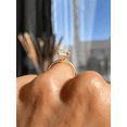 thumbnail image 6 of ESTE ORIGIN 2.00Ct Emerald Cut Lab Grown Diamond Engagement Ring, Hidden Halo 14K Yellow Gold, 6 of 8