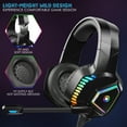 thumbnail image 4 of Cshidworld Gaming Headset, Wired Gaming Headphone for Ps4, Ps5, Xbox with 7.1 Surround Sound, with Noise Cancelling Mic RGB Light, Over Ear Headphones for Xbox Series X/S, Switch, 4 of 7