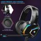 thumbnail image 4 of Cshidworld Audífonos para Juegos, Audífonos con Cable para Juegos para Ps4, Ps5, Xbox con Sonido Envolvente 7.1, con Micrófono con Cancelación de Ruido y Luz RGB, Audífonos sobre la Oreja para Xbox S, 4 of 7